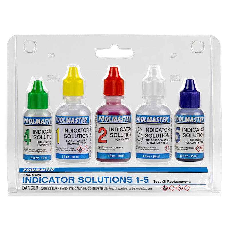 PoolMaster Indicator Solutions 1-5