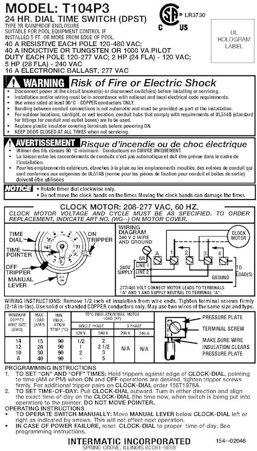 24 HOUR MECHANICAL TIMER