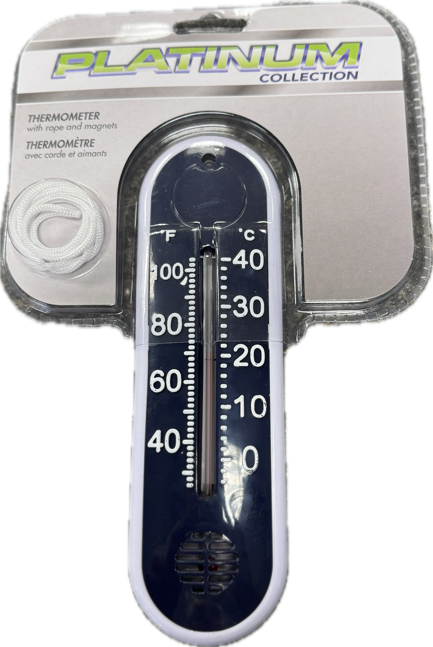 Platinum Green or Black Thermometer