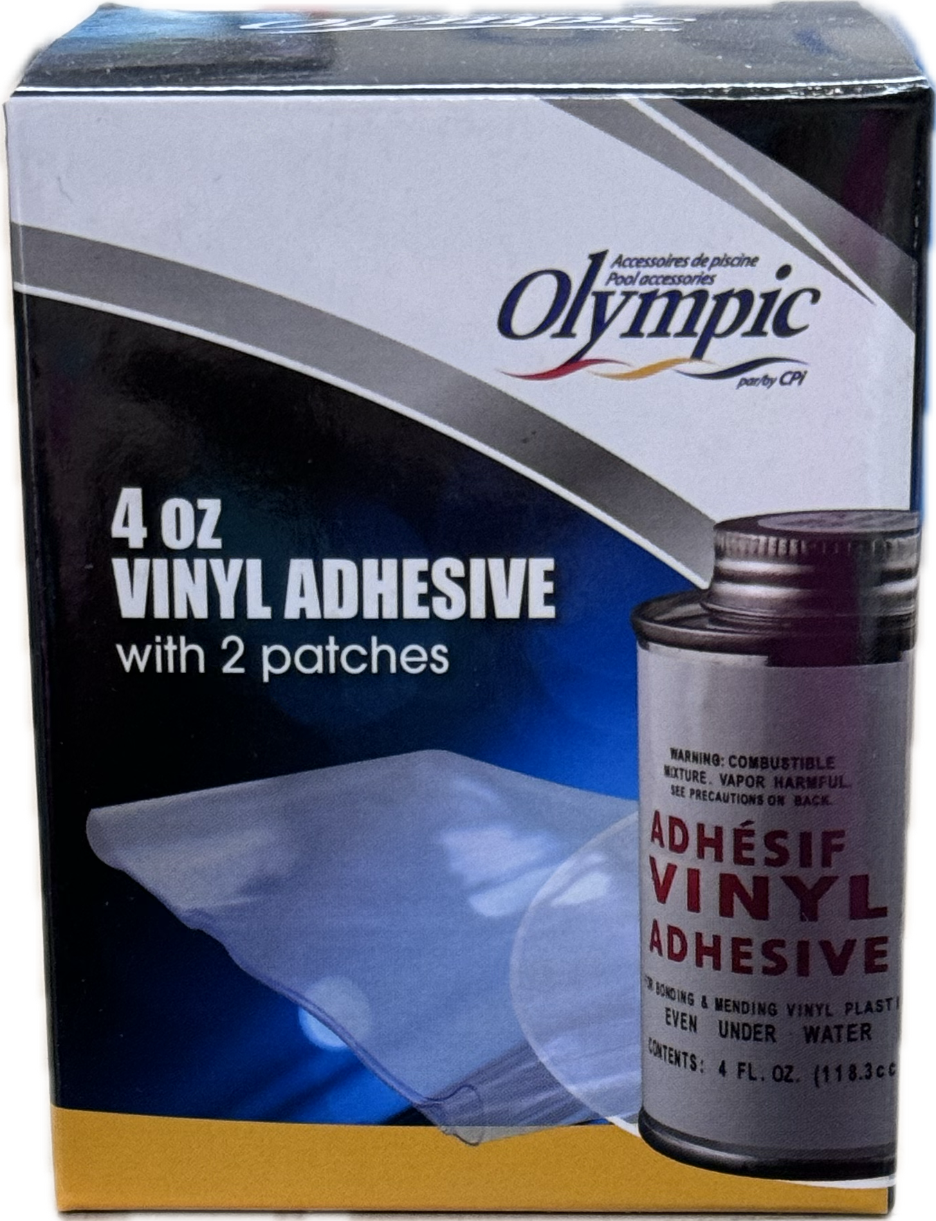 OLYMPIC VINYL ADHESIVE 4 OZ CAN
