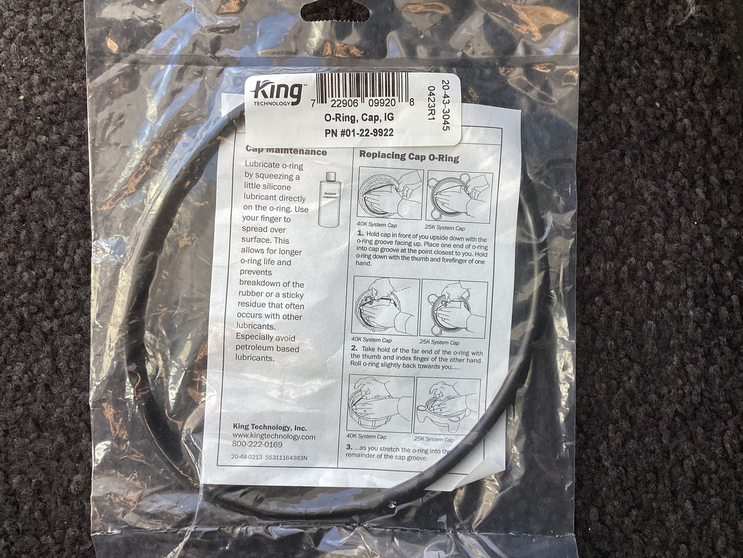 Frog Infuser Cap O-Ring