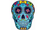 Sugar Skull Beach Blanket