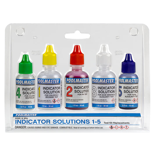 PoolMaster Indicator Solutions 1-5