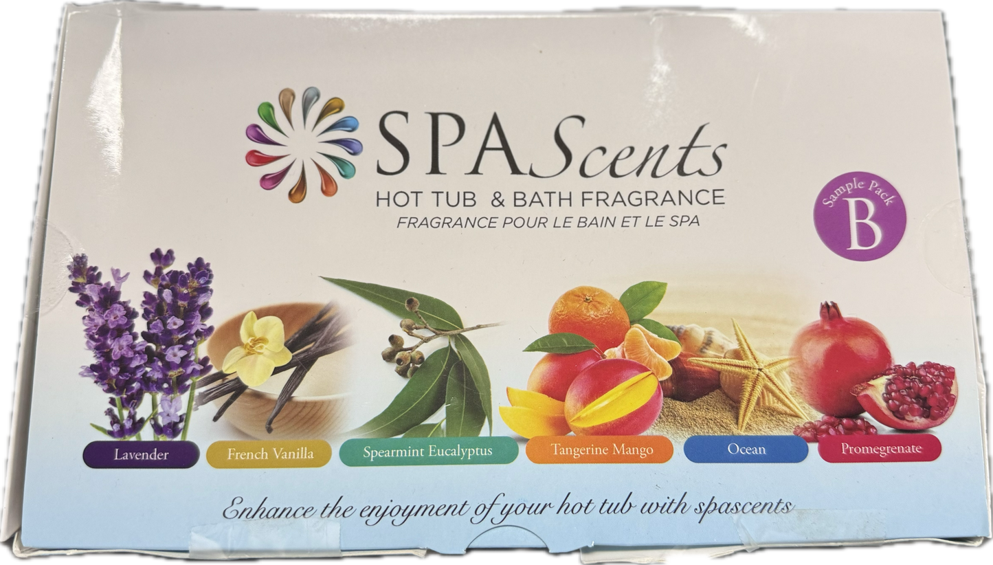 SPA Scents Sample Pack B-6 Pack